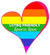 Somos LGTBQ+ Friendly. Love is love